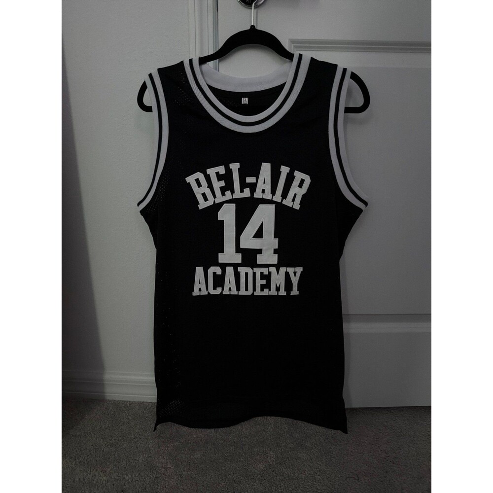 NEW Fresh Prince 80’s Style Basketball Jersey Tank BelAir 14 Will Smith Shirt
